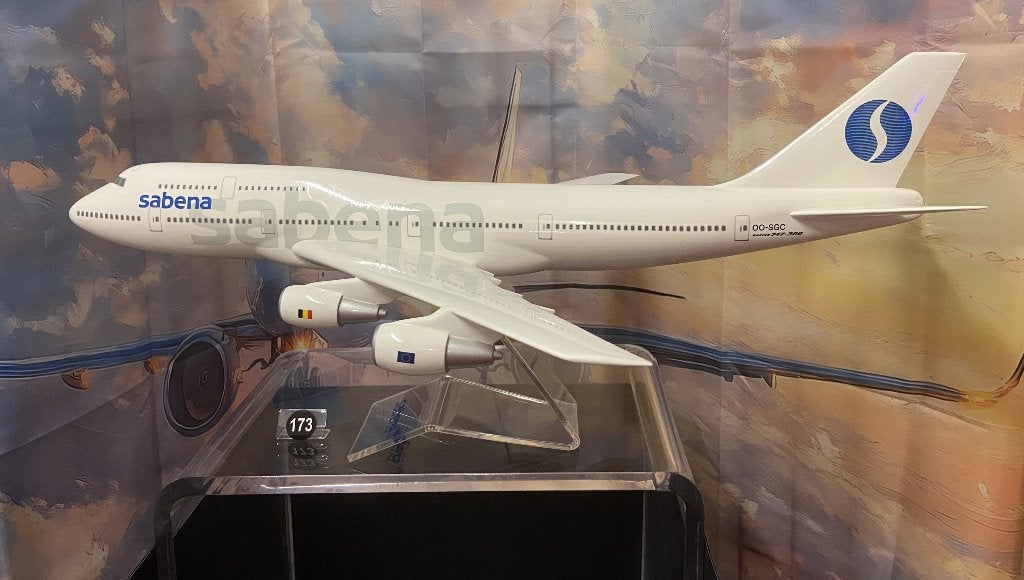 Sabena 747, Verzenden, Zo goed als nieuw, Schaalmodel