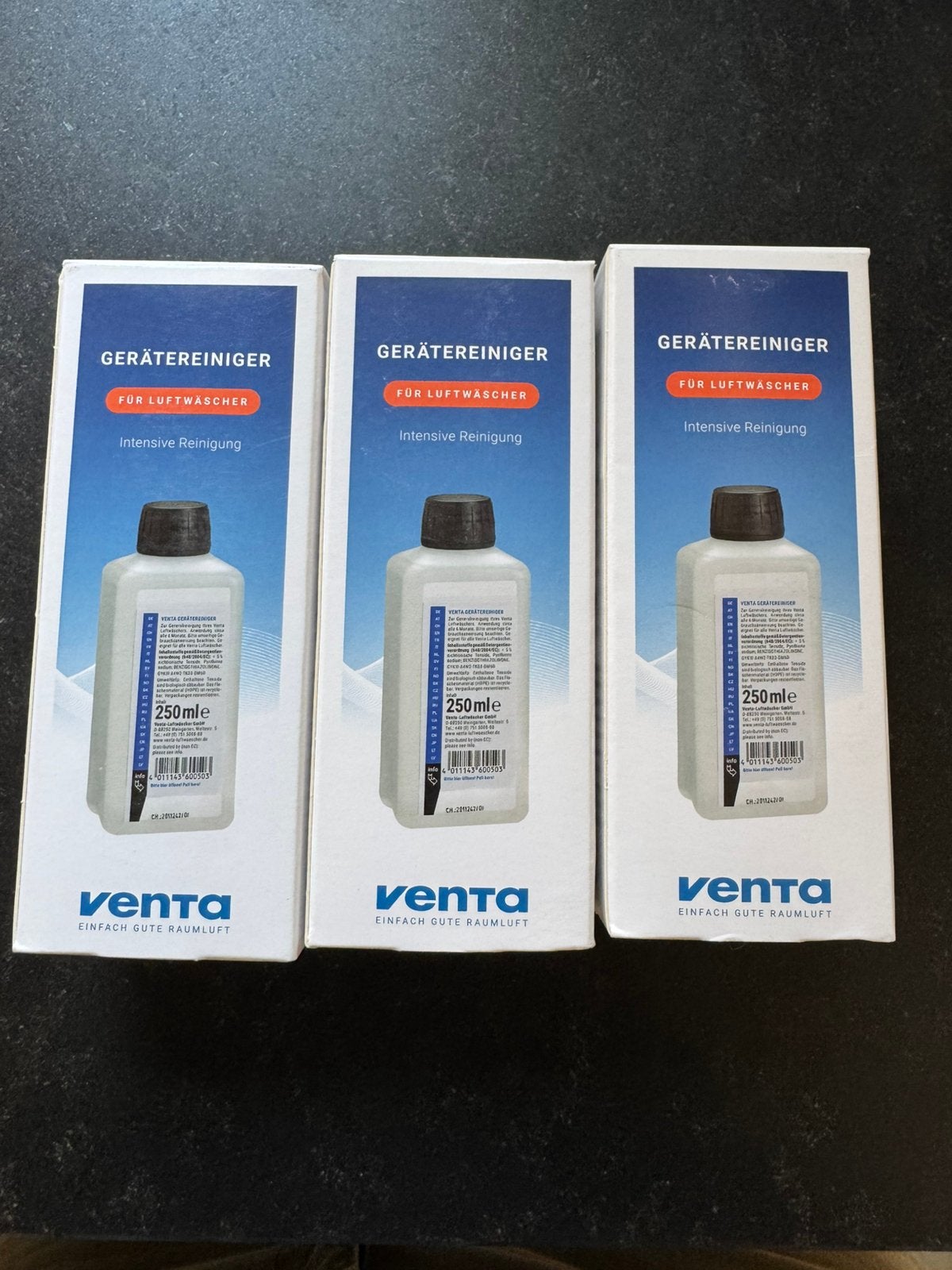 Venta reiniger voor luchtbevochtiger 3x250ml, Ophalen, Nieuw, Luchtbehandeling-accessoire
