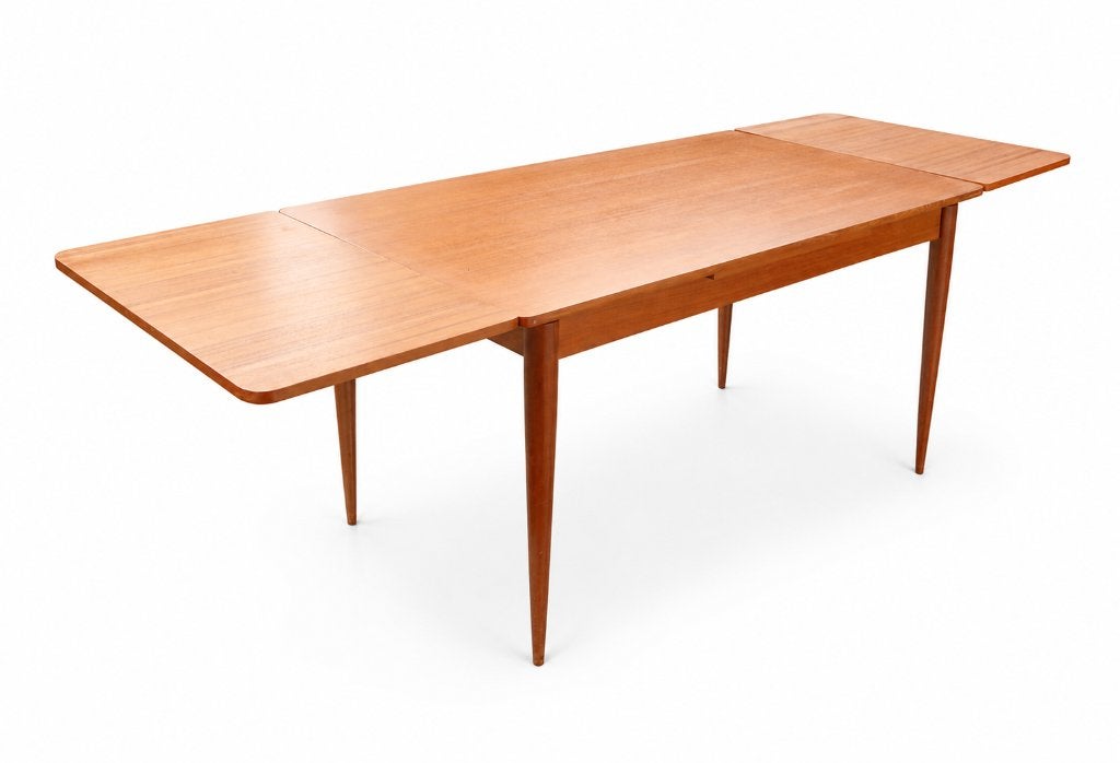 Vintage eettafel | Uitschuifbaar | Deens design | Teak, Huis en Inrichting, Tafels | Eettafels, Ophalen