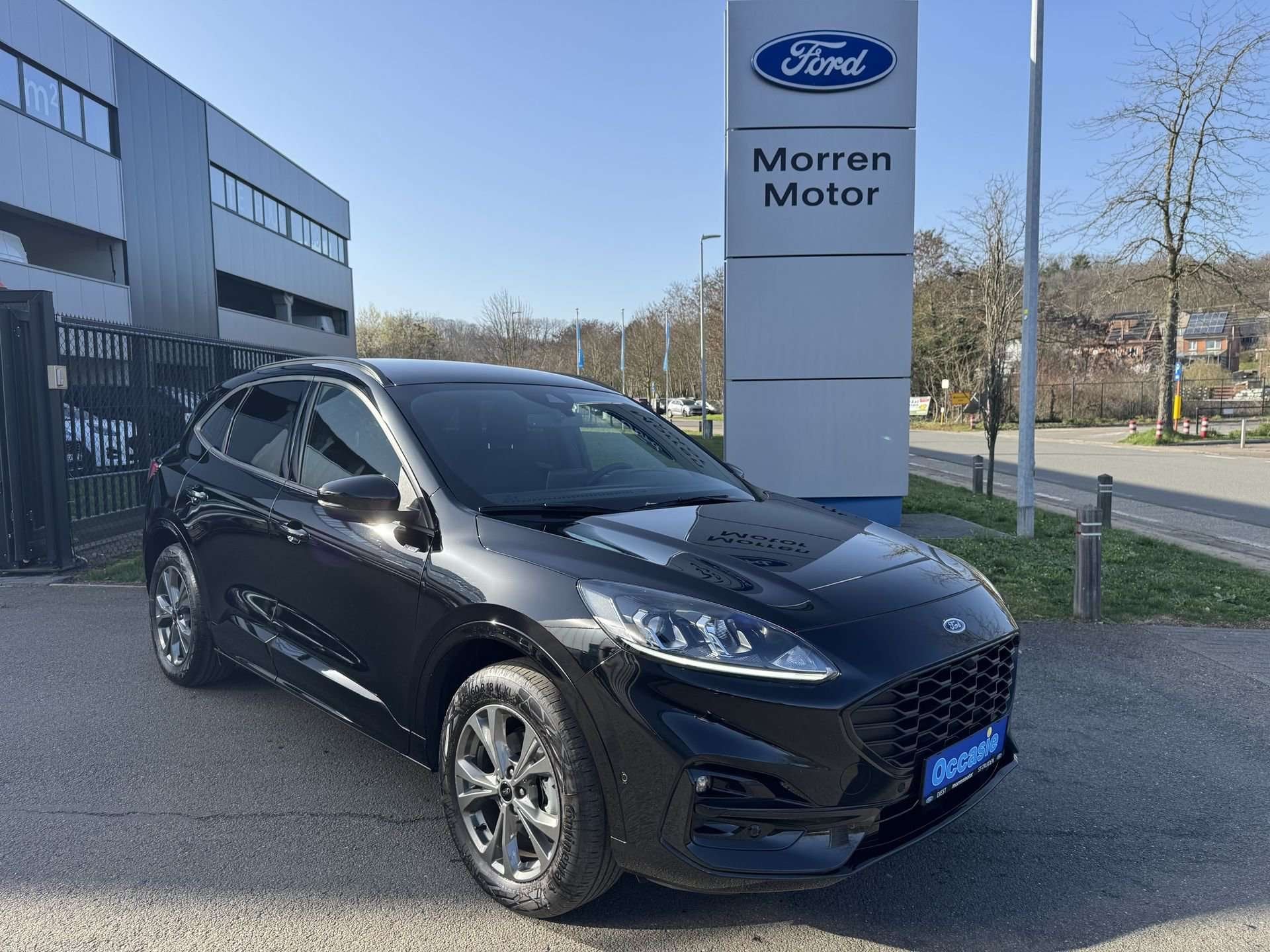 Ford Kuga ST-Line PHEV *35155 OC0682, Auto's, Automaat, Zwart, 2522 cc, Parkeersensor