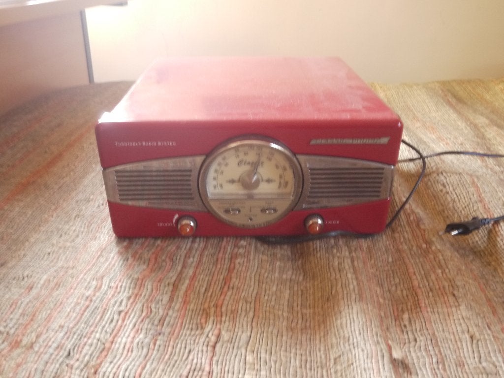 Vintage platenspeler/Radio/CD, Ophalen of Verzenden, Gebruikt, Platenspeler