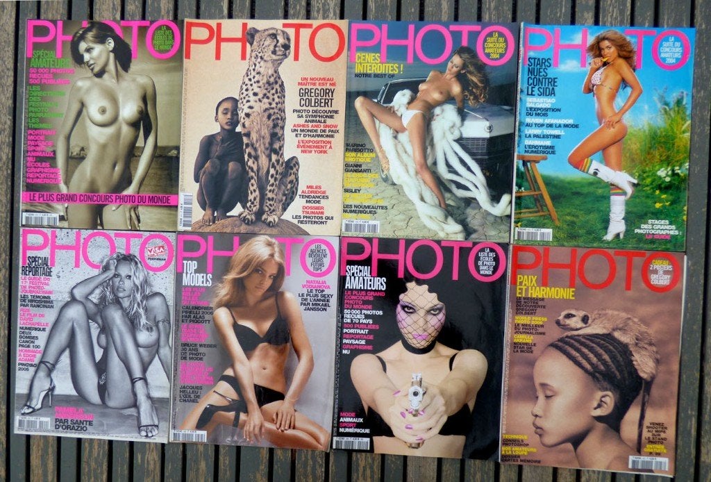 18 magazines PHOTO (2004, 2005, 2006), Livres, Différents auteurs, Enlèvement, Utilisé, Photographie général