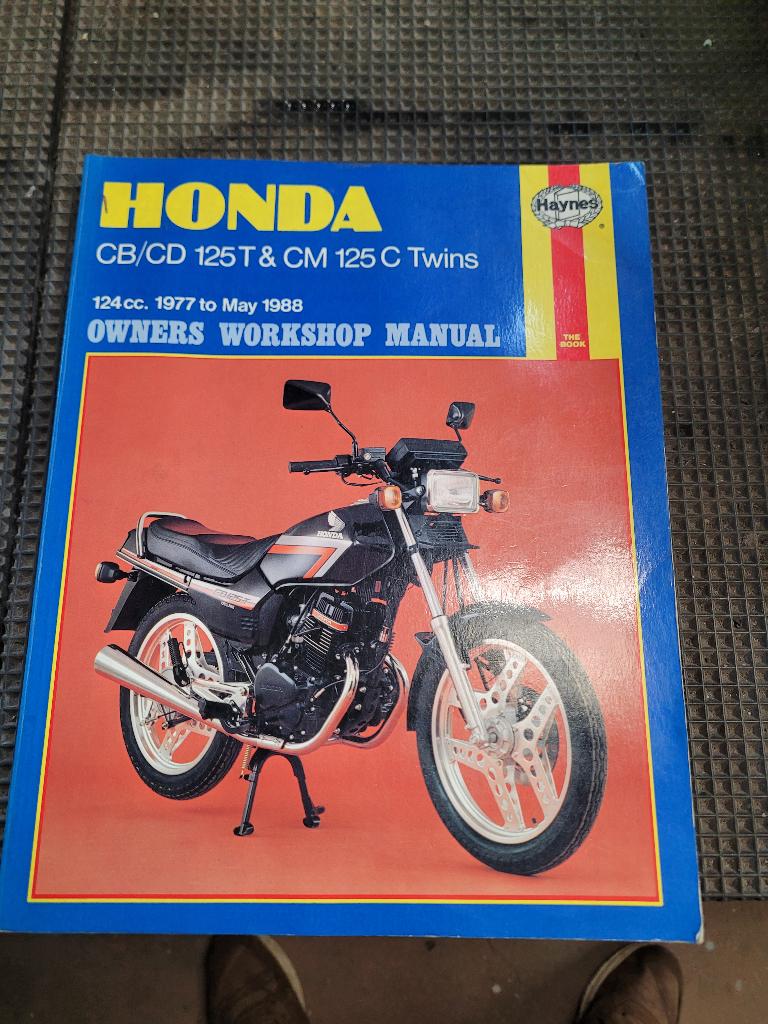 Haynes manual honda cb 125 t, Enlèvement, Honda