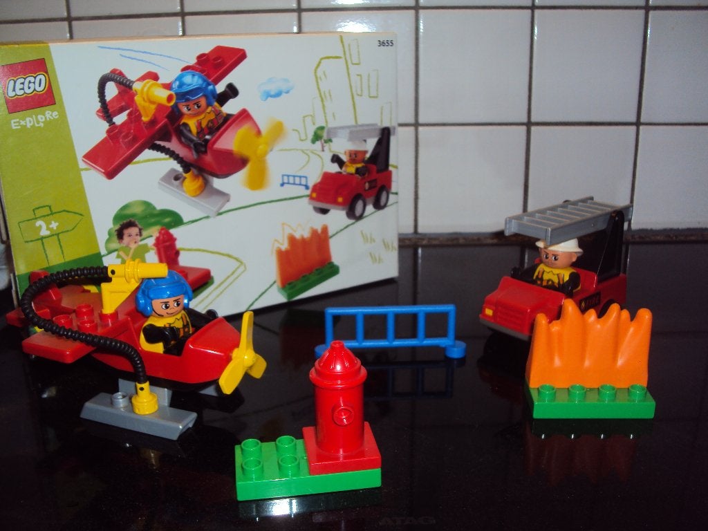 duplo explore 3655, "Fire Action" Prima staat!!, Enlèvement ou Envoi, Duplo