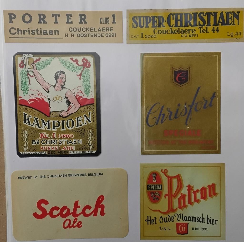 etiket christiaen koekelare, Verzamelen, Ophalen