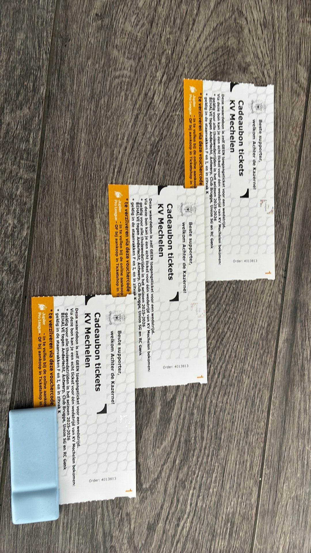 Tickets wedstrijd KV Mechelen, Tickets & Billets, Sport | Football, Cartes en vrac, Trois personnes ou plus