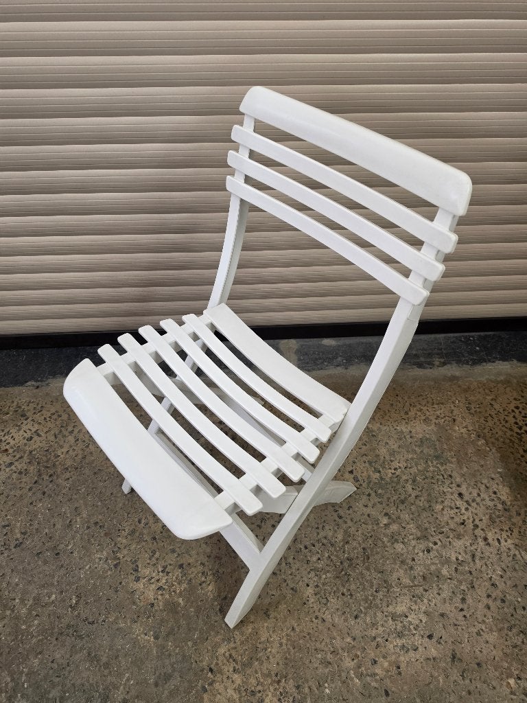 Chaise de jardin en plastique blanc (10 unités + 3 bags), Jardin & Terrasse, Enlèvement, Utilisé, Plastique