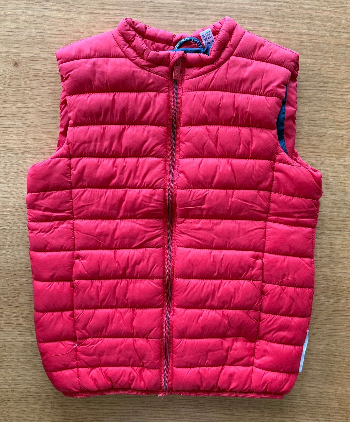 Doudoune sans manche rouge OKAÏDI - 10 ans - 9€, Enlèvement ou Envoi, Utilisé, Garçon, Autres types