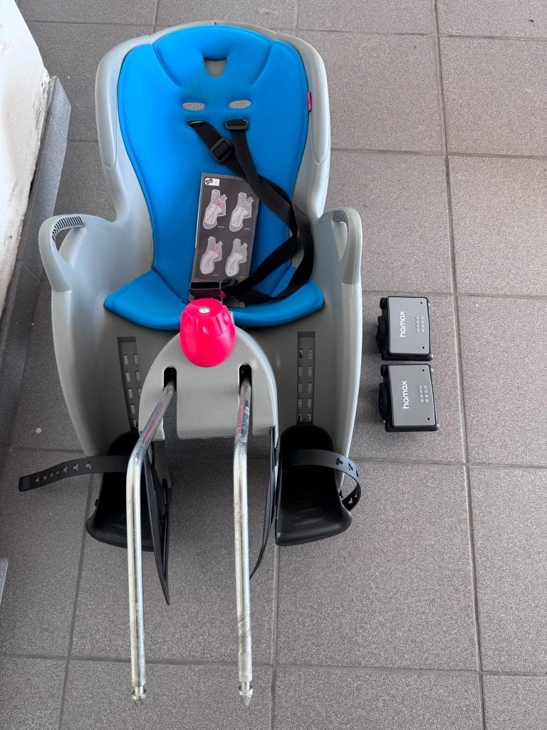 Kinderzitje voor op fiets, Ophalen, Zo goed als nieuw, Achterzitje, Hamax