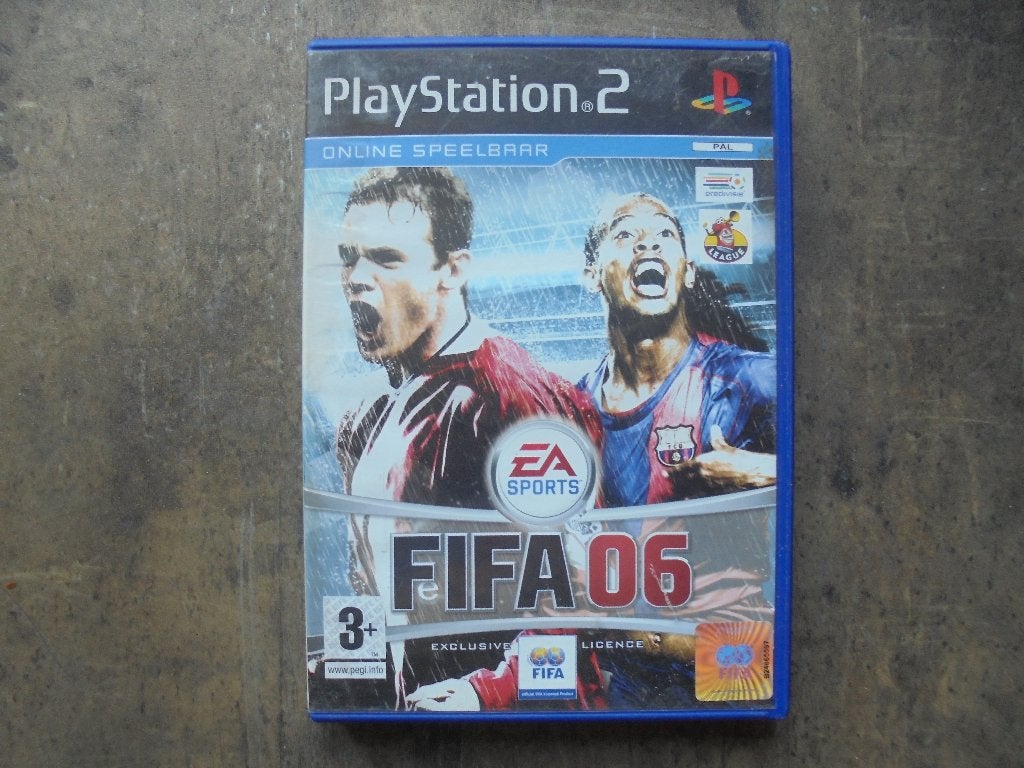 FIFA 06 voor PS2 (zie foto's) II, Gebruikt, Ophalen of Verzenden, Sport, 3 spelers of meer