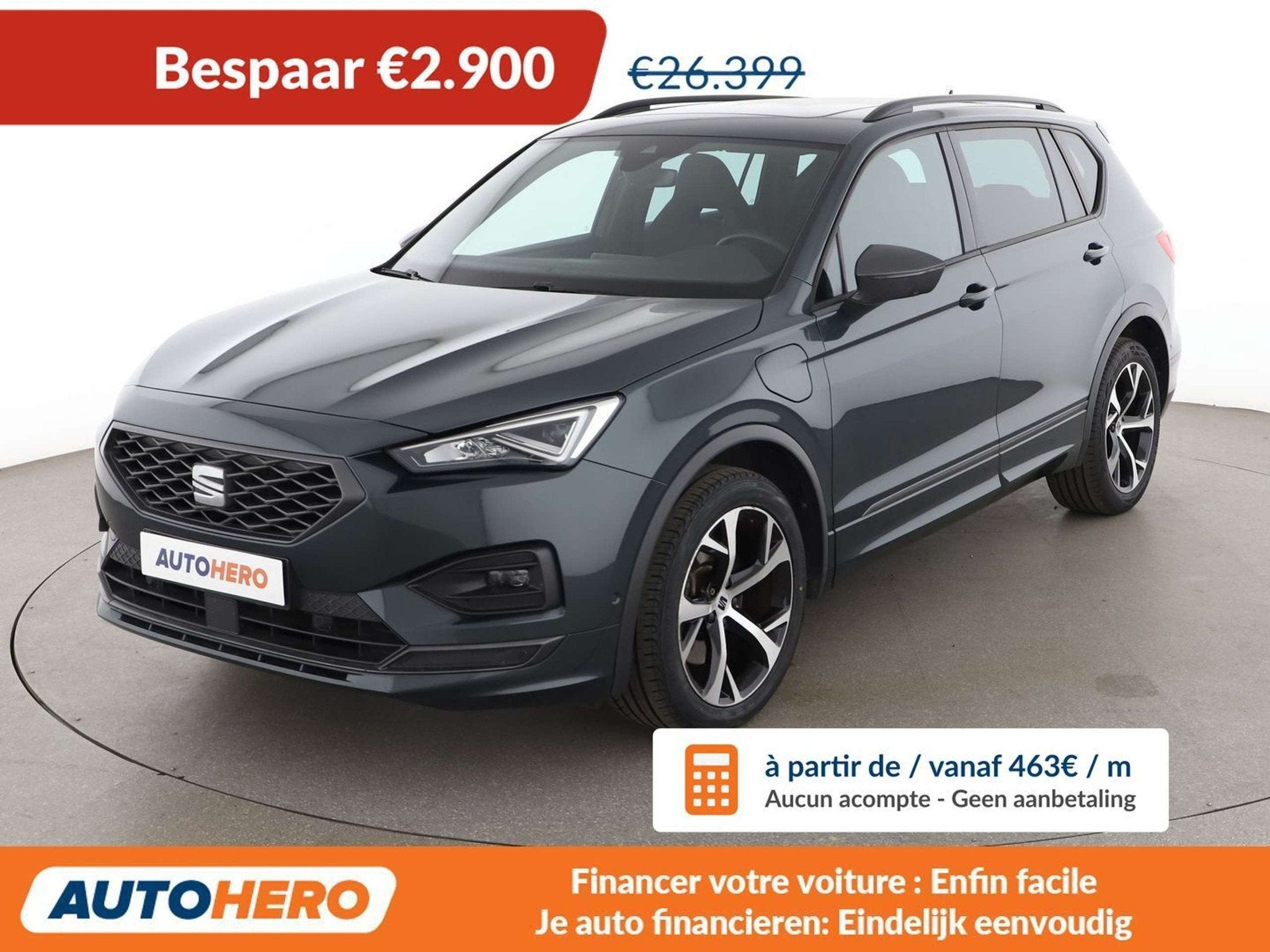 SEAT Tarraco 1.4 TSI e-HYBRID FR (automatique), Autos, Achat, Euro 6, https://public.car-pass.be/vhr/d703b6c0-529a-4277-9c5f-d5113e543d2e