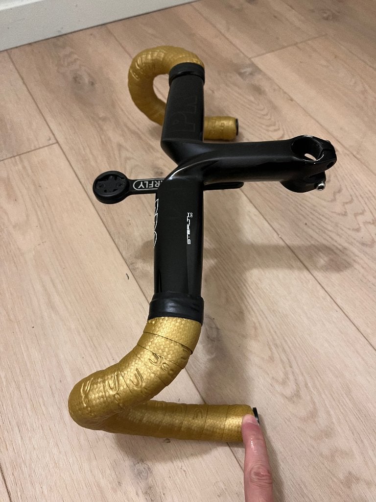 Pro cockpit carbon, Fietsen en Brommers, Ophalen, Zo goed als nieuw, Stuur, Carbon