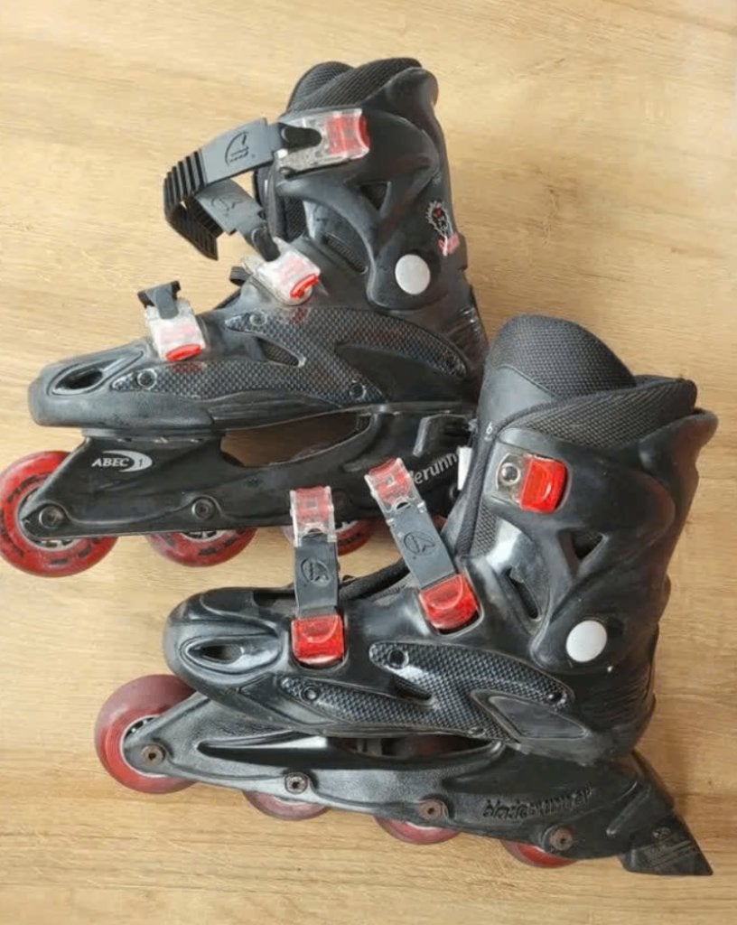 rollerskates, Sport en Fitness, Skeelers, Ophalen, Zo goed als nieuw, Inline skates 4 wielen