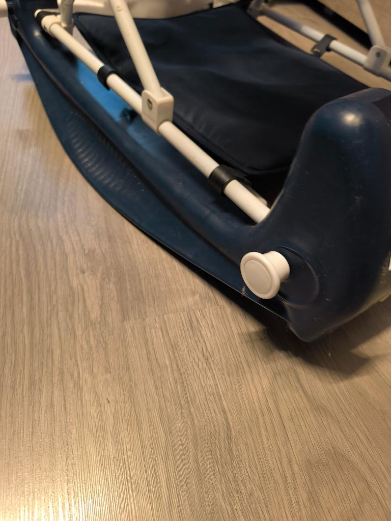 Reisbed volledig toe te plooien, Kinderen en Baby's, Kinderkamer | Bedden, Ophalen, Zo goed als nieuw, Minder dan 140 cm, Matras