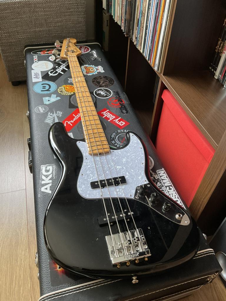 Fender Jazz Bass Geddy Lee USA, Musique & Instruments, Instruments à corde | Guitares | Basses, Enlèvement, Utilisé