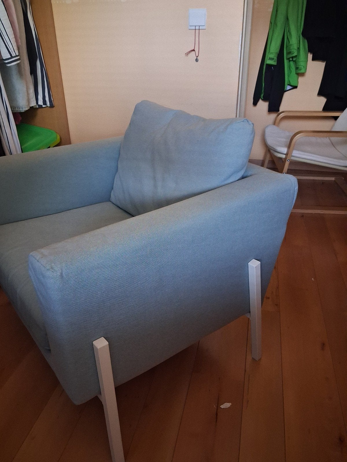 éénpersoonszetel Ikea, Huis en Inrichting, Ophalen, Zo goed als nieuw, Eenpersoons