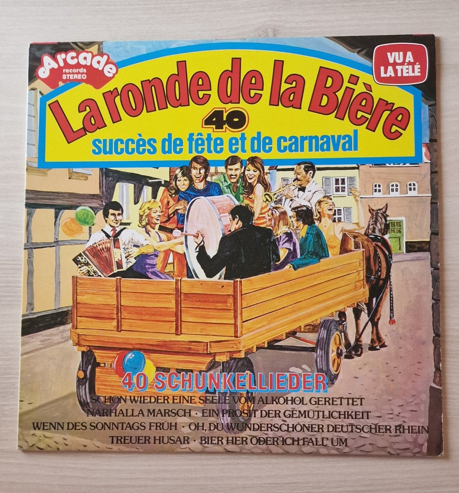 La ronde de la Bière 40 succès de fête et de carnaval, Enlèvement ou Envoi