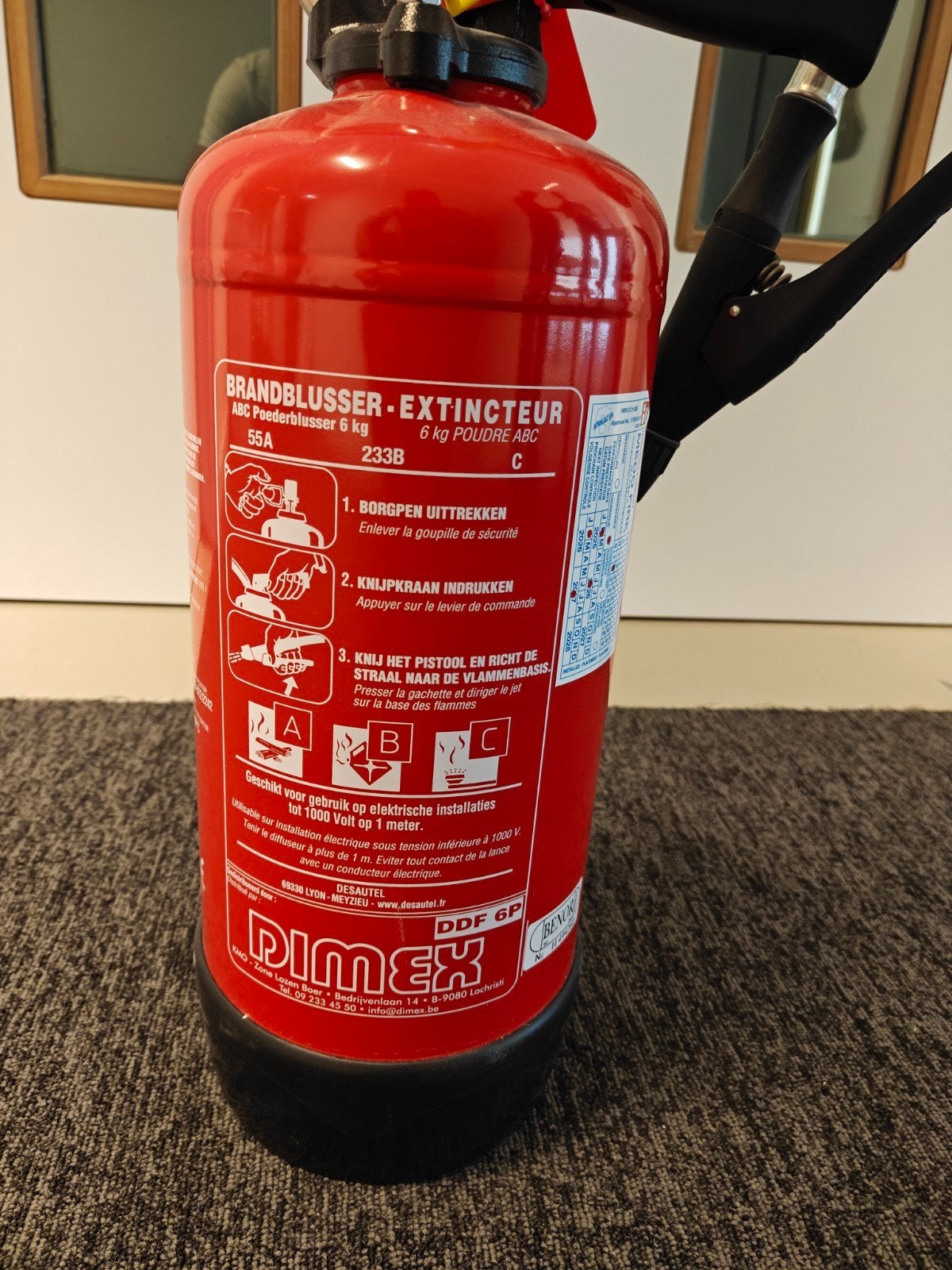Poederblusser 6kg splinternieuw!, Huis en Inrichting, Brandblussers en Brandkasten, Ophalen