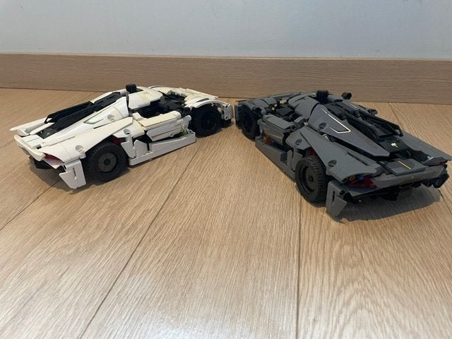 LEGO TECHNIC BUGATTI - LAMBORGHINI - KOENIGSEGG - CORVETTE, Lego, Ensemble complet, Comme neuf, Enlèvement