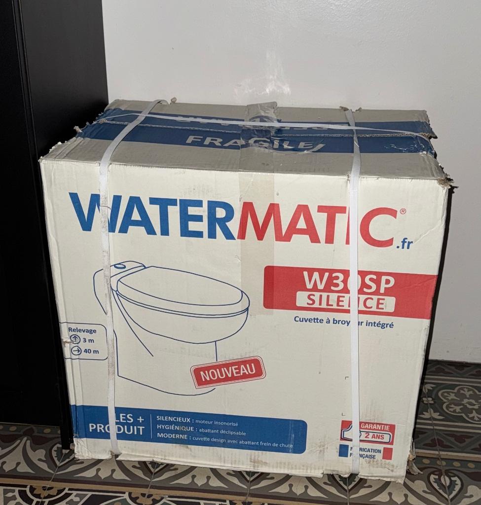WC broyeur intégré Watermatic W30SP Silence neuf, Bricolage & Construction, Sanitaire, Enlèvement, Neuf, Toilettes