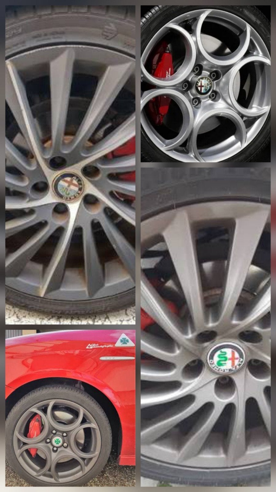 Koop originele 18" velgen van Alfa Giulietta, Band(en)