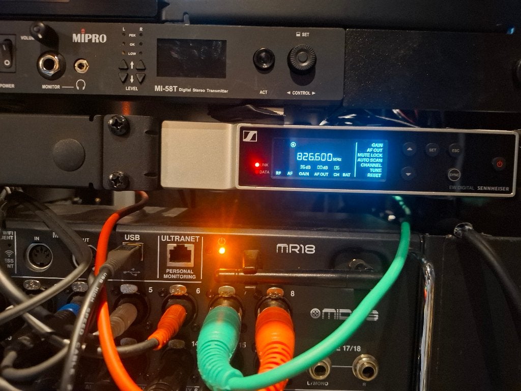 Sennheiser EW-D SKM-S + 945 kop, Musique & Instruments, Enlèvement, Comme neuf, Micro chant, Sans fil