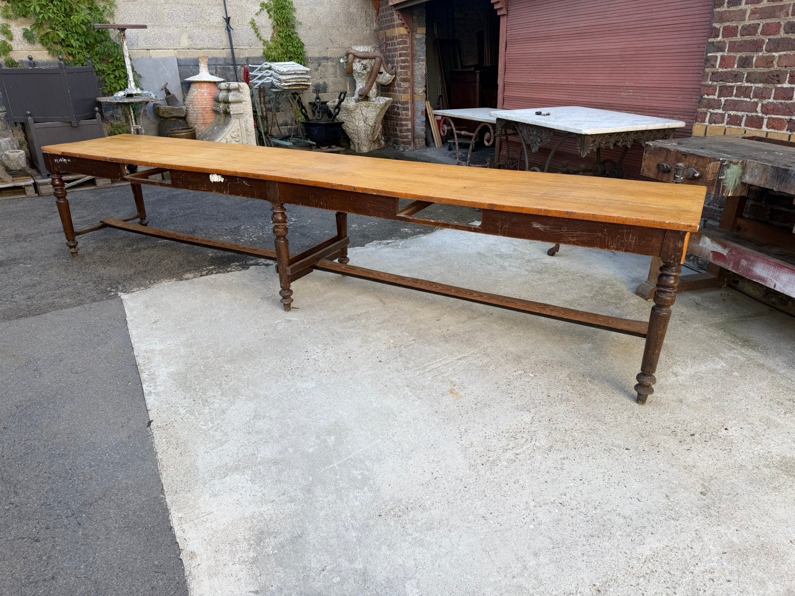 A vendre table  de monastere en chene, Enlèvement