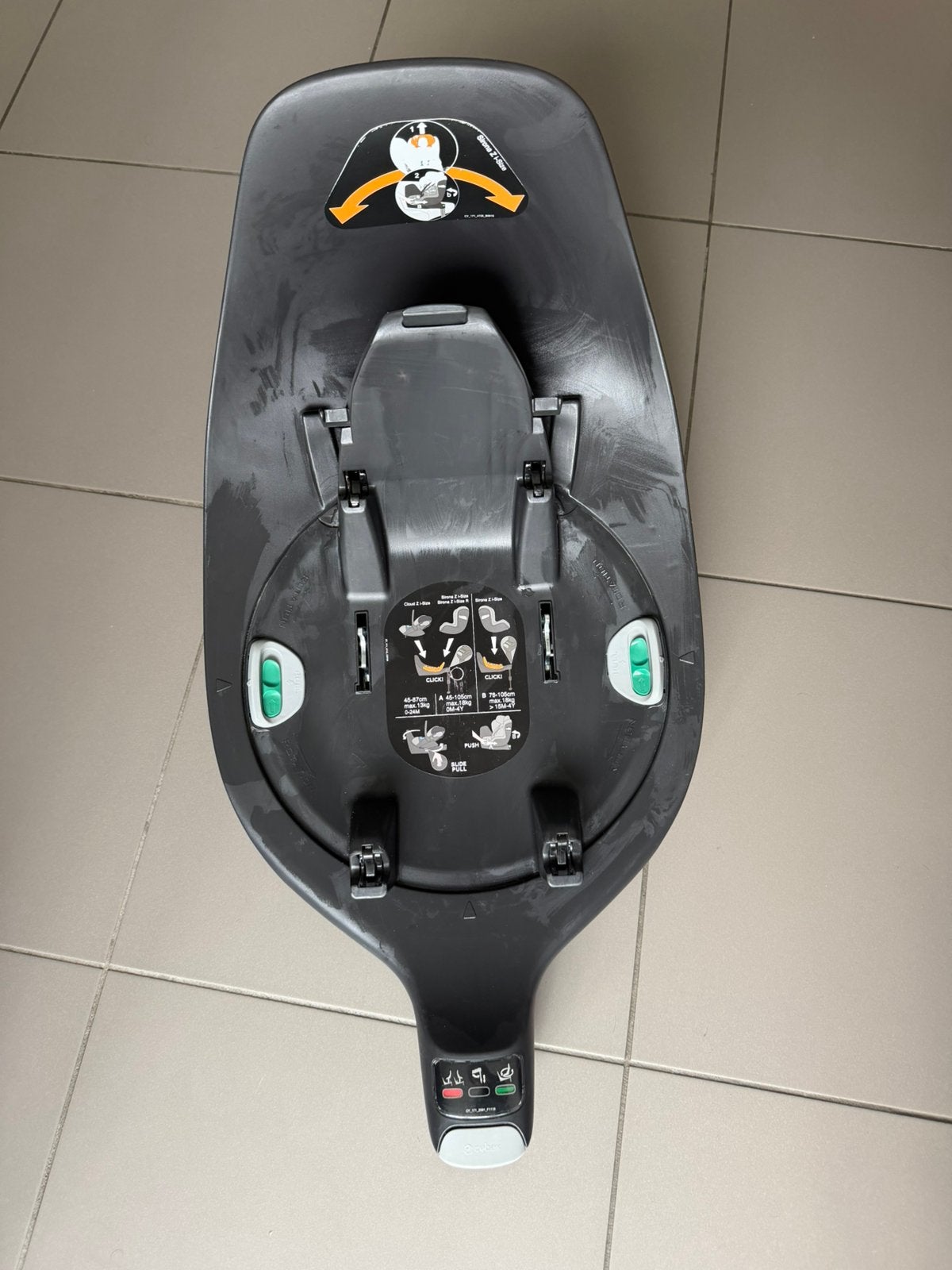 Cybex Base isofix cloud Z/T, Enlèvement, Comme neuf, Isofix
