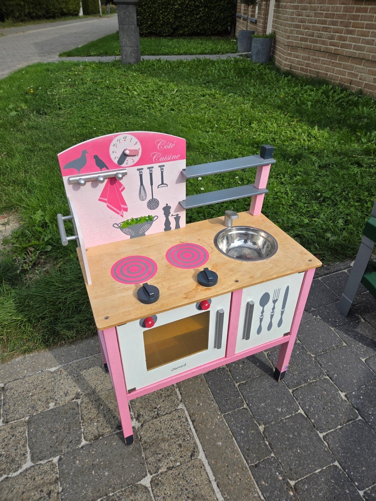 Cuisine en bois Janod pour enfant., Enlèvement, Bois