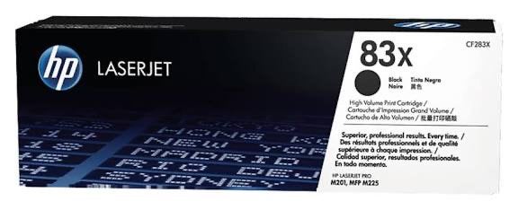 Cartouche de toner noir LaserJet d'origine HP 83X (CF283X), Ophalen, Nieuw, Toner