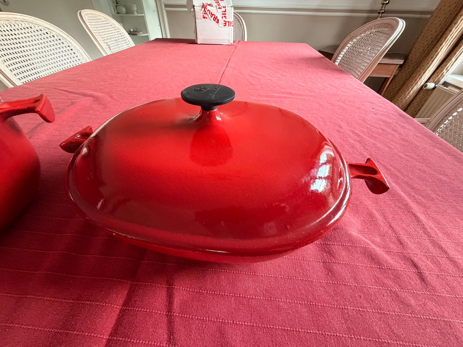 Le Creuset – faitout + cocotte en fonte, Le Creuset, Enlèvement, Utilisé, Casserole