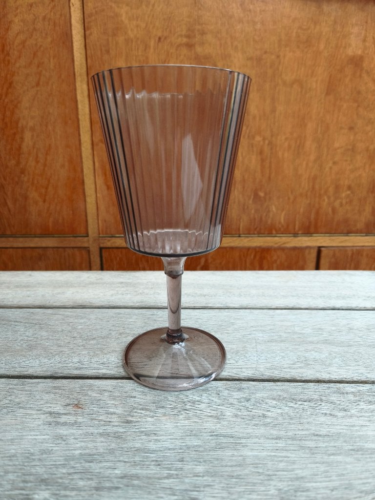 Groot plastic wijnglas, Ophalen of Verzenden, Gebruikt