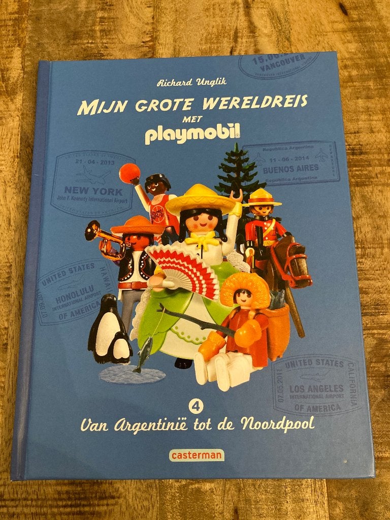 Mijn grote wereldreis Playmobil: Argentinië-Noordpool, Boeken, Ophalen of Verzenden, Gelezen, Richard Unglik