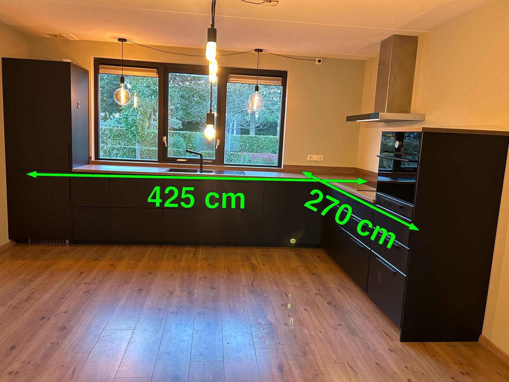 #21 Belle cuisine complète Ikea Metod noir mate, Enlèvement, Comme neuf, Noir