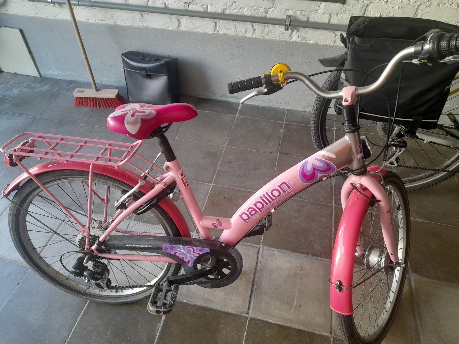 Meisjesfiets, Ophalen, Gebruikt, Velgrem, Versnellingen