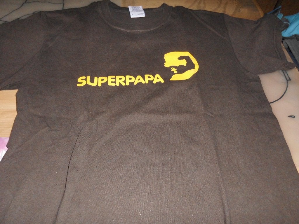 superpapa t-shirt small, Vêtements | Hommes, T-shirts, Enlèvement ou Envoi, Comme neuf, Taille 46 (S) ou plus petite, Brun