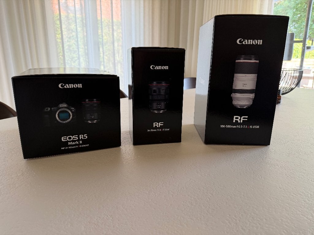 Canon EOS 5 Mark II SET, TV, Hi-fi & Vidéo, Appareils photo numériques, Neuf, Appareil photo hybride, Canon, Stabilisation d'image