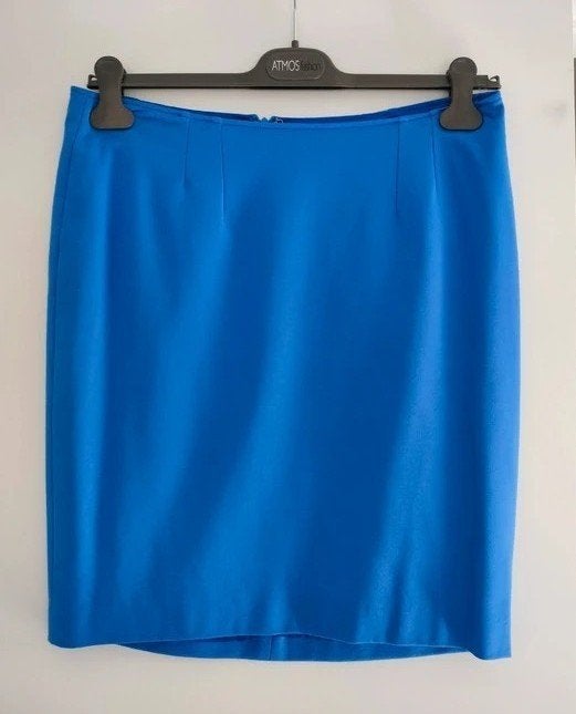 Mooie blauwe rok AMaNIA Mo. Maat: 40. Gevoerd., Kleding | Dames, Rokken, Maat 38/40 (M), Blauw, Ophalen of Verzenden, Zo goed als nieuw