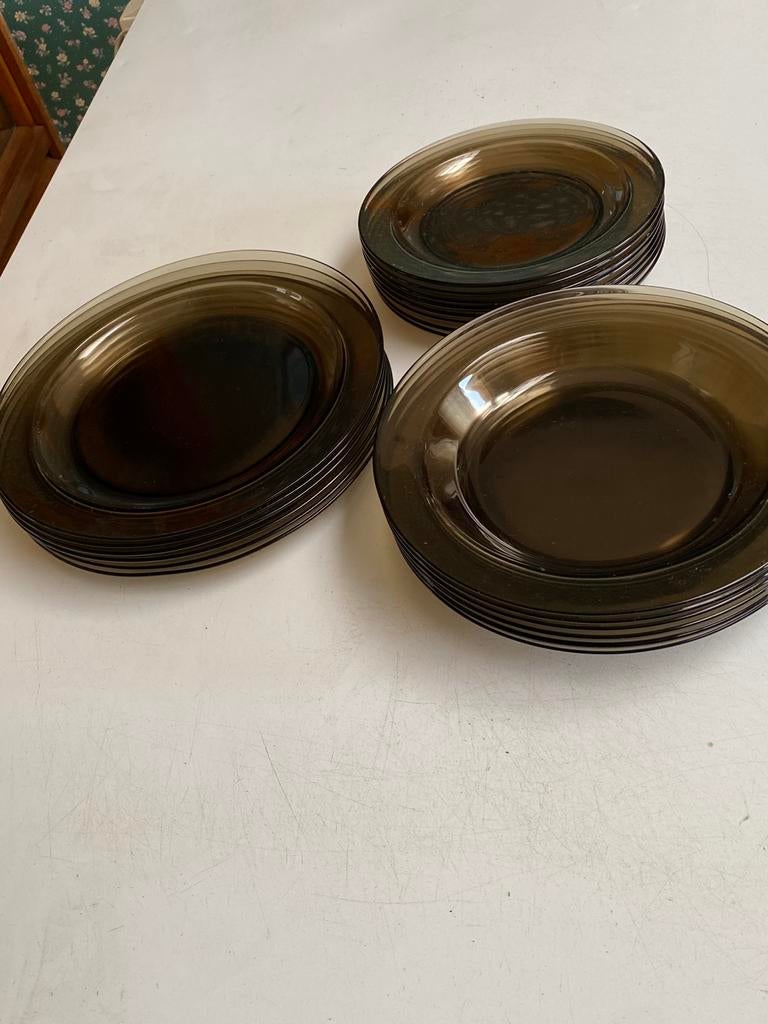 Borden rookglas, Ophalen, Glas, Effen, Glas of Glazen