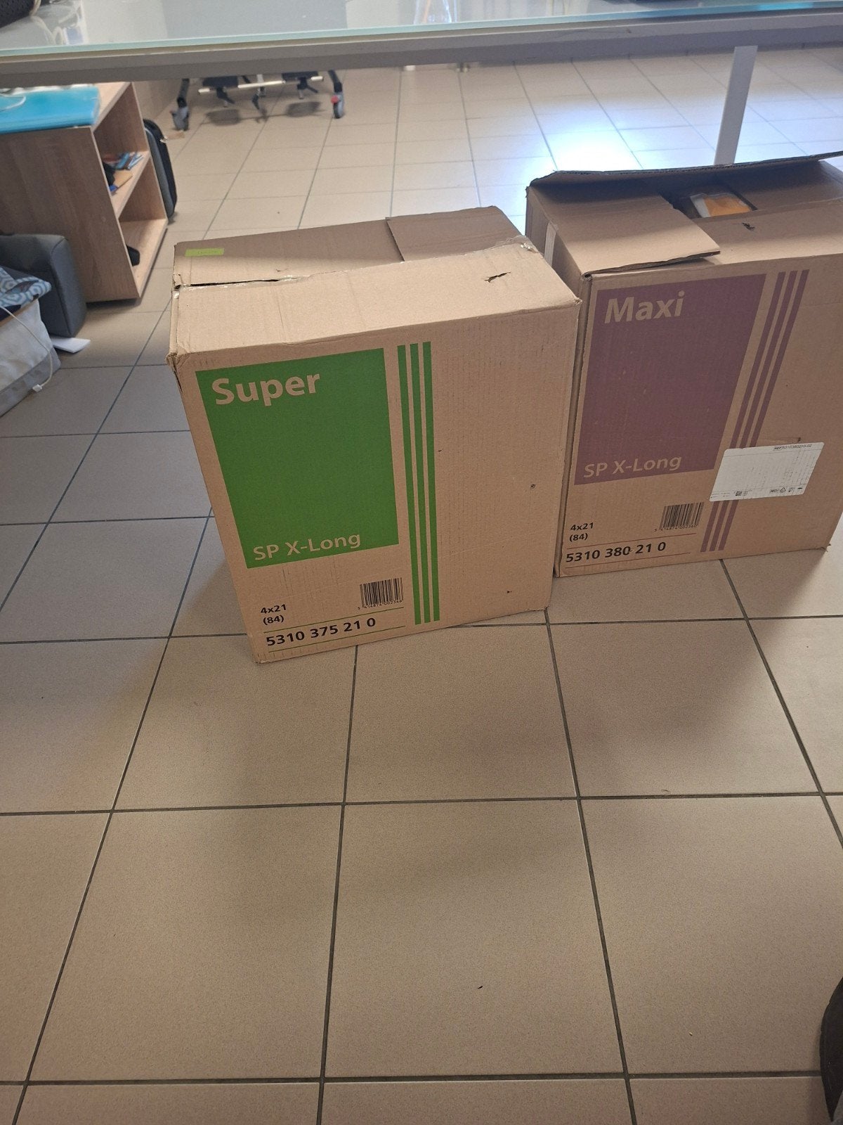 Id form maxi en super, Ophalen