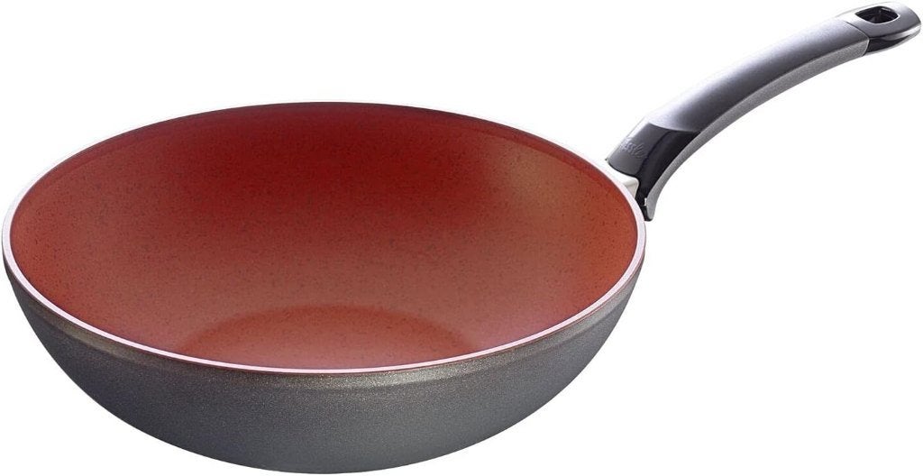 Nieuw | Wok - wokpan Fissler SensoRed 28 cm, Ophalen of Verzenden, Fissler, Nieuw, Aluminium
