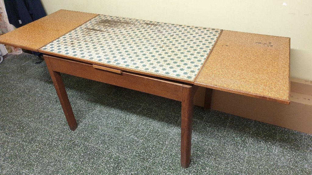 antieke tafel, Ophalen