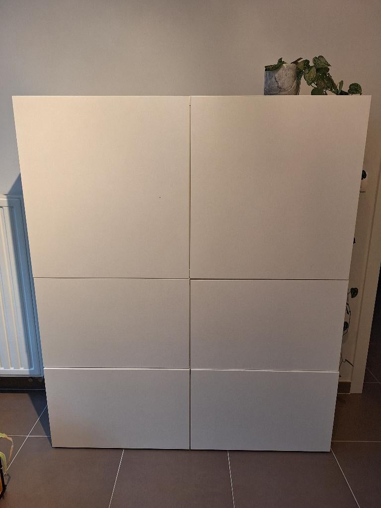Besta (ikea) opbergkast, 3 delen, 25 à 50 cm, Avec tablette(s), 100 à 150 cm, Enlèvement