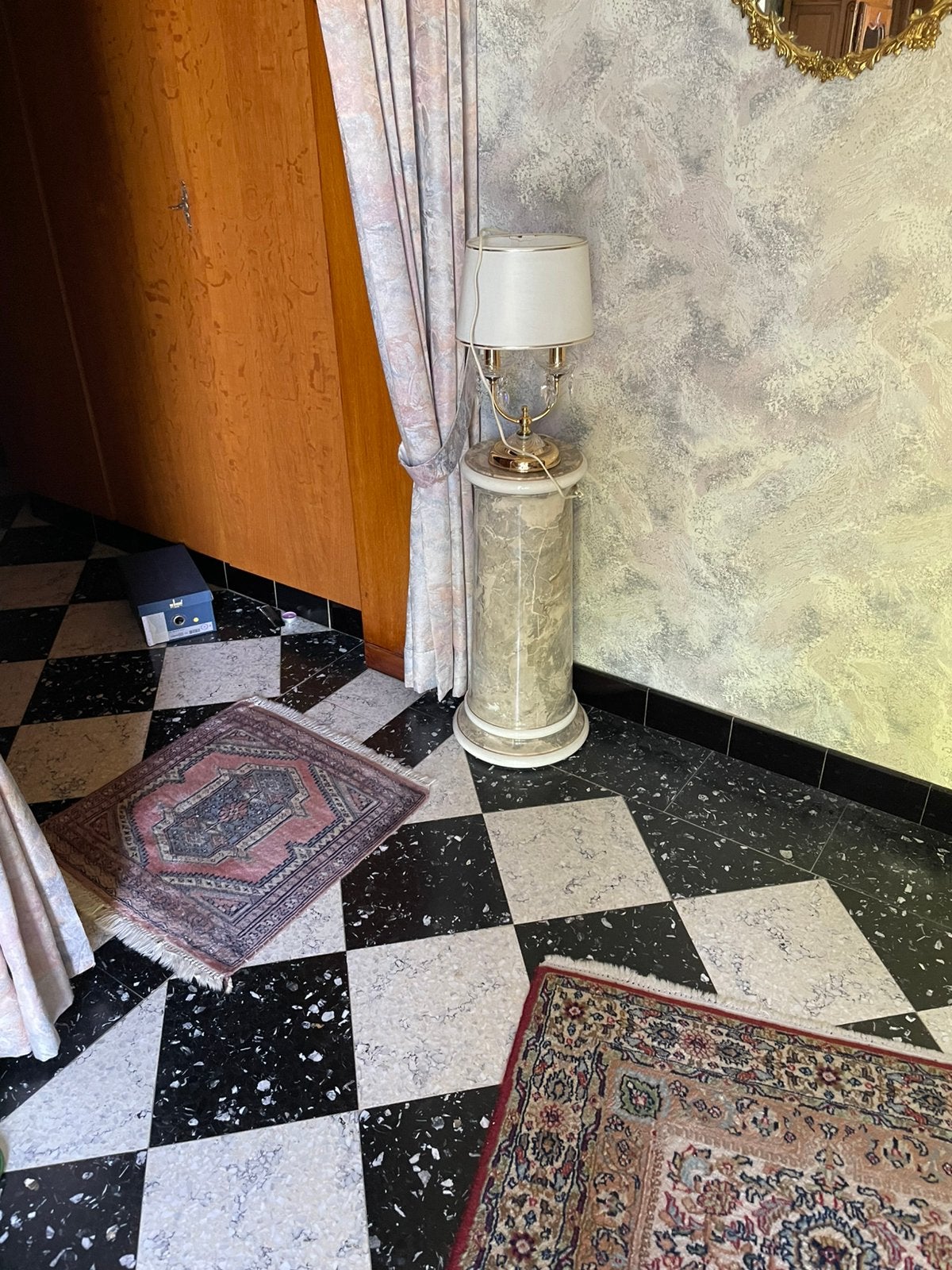 Lamp op staander, Huis en Inrichting, Woonaccessoires | Zuilen en Pilaren, Ophalen, Zo goed als nieuw