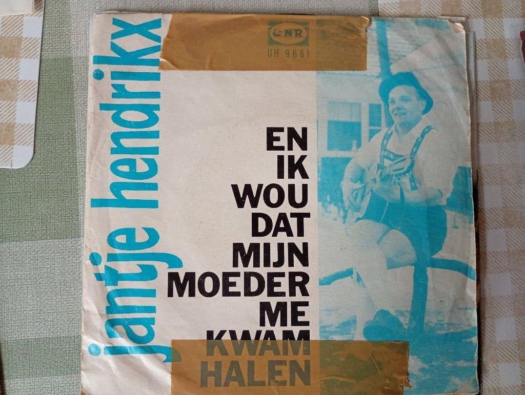 Jantje Hendrikx - En ik wou dat mijn moeder mij kwam halen, Gebruikt, Verzenden, 7 inch, Fotohoes