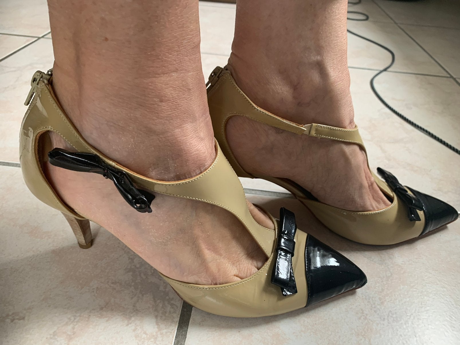 Elegante sandalen Ma&Lo 40 lakleer weinig gedragen, Ophalen of Verzenden