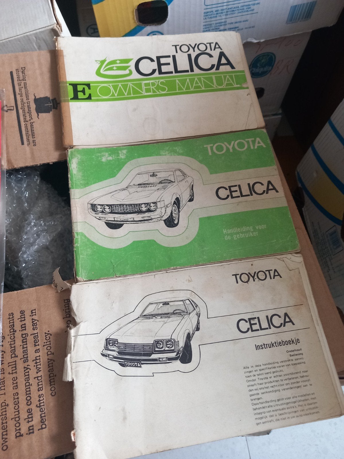 Toyota celica hand leidingen, Ophalen of Verzenden, Gelezen, Toyota