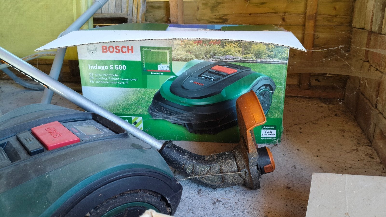 Tondeuse-robot Bosch Indego S500, Enlèvement, Utilisé, Bosch Easy Mower