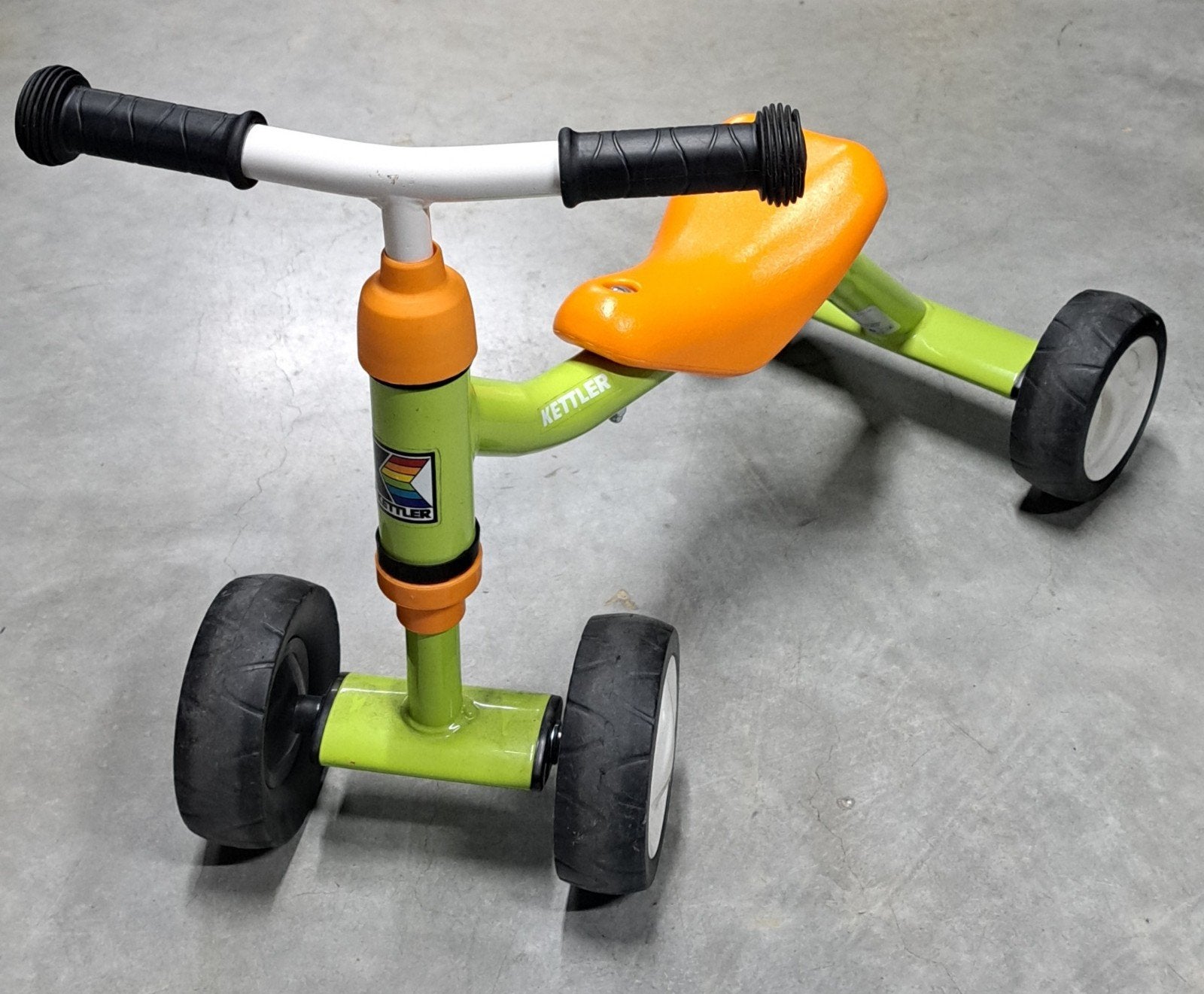 Loopfiets Kettler, Ophalen