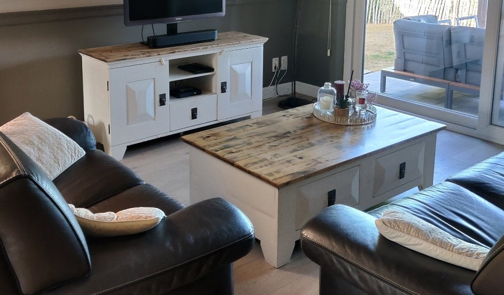 Eetkamer landelijk/modern, Huis en Inrichting, Complete eetkamers, Ophalen, Gebruikt, Modern/ landelijk